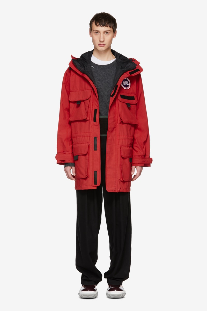 Junya Watanabe Canada Goose Fall Winter 2018 Jackets Outerwear Gore Windstopper reflective coat down parka double layer edition hooded