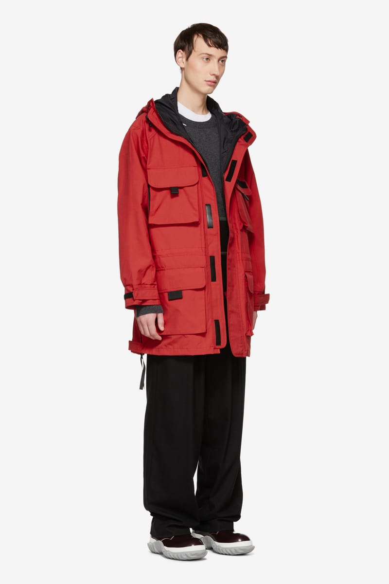 junya watanabe canada goose red