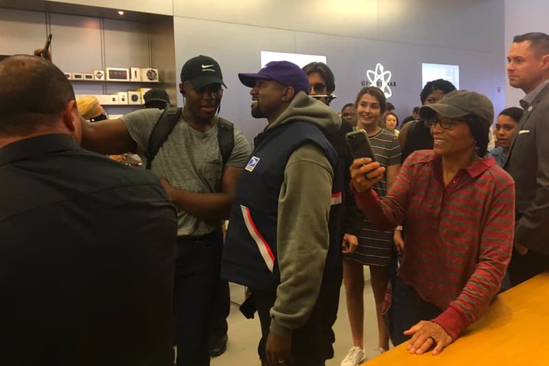 Kanye West Impromptu Apple Store Speech After White House Trump Washington DC Donald Keynote
