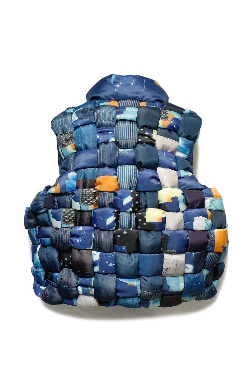 KAPITAL BORO Transcription Indigo Weaving Vest Release Jomon 