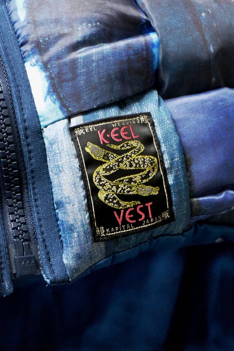 KAPITAL BORO Transcription Indigo Weaving Vest Release Jomon