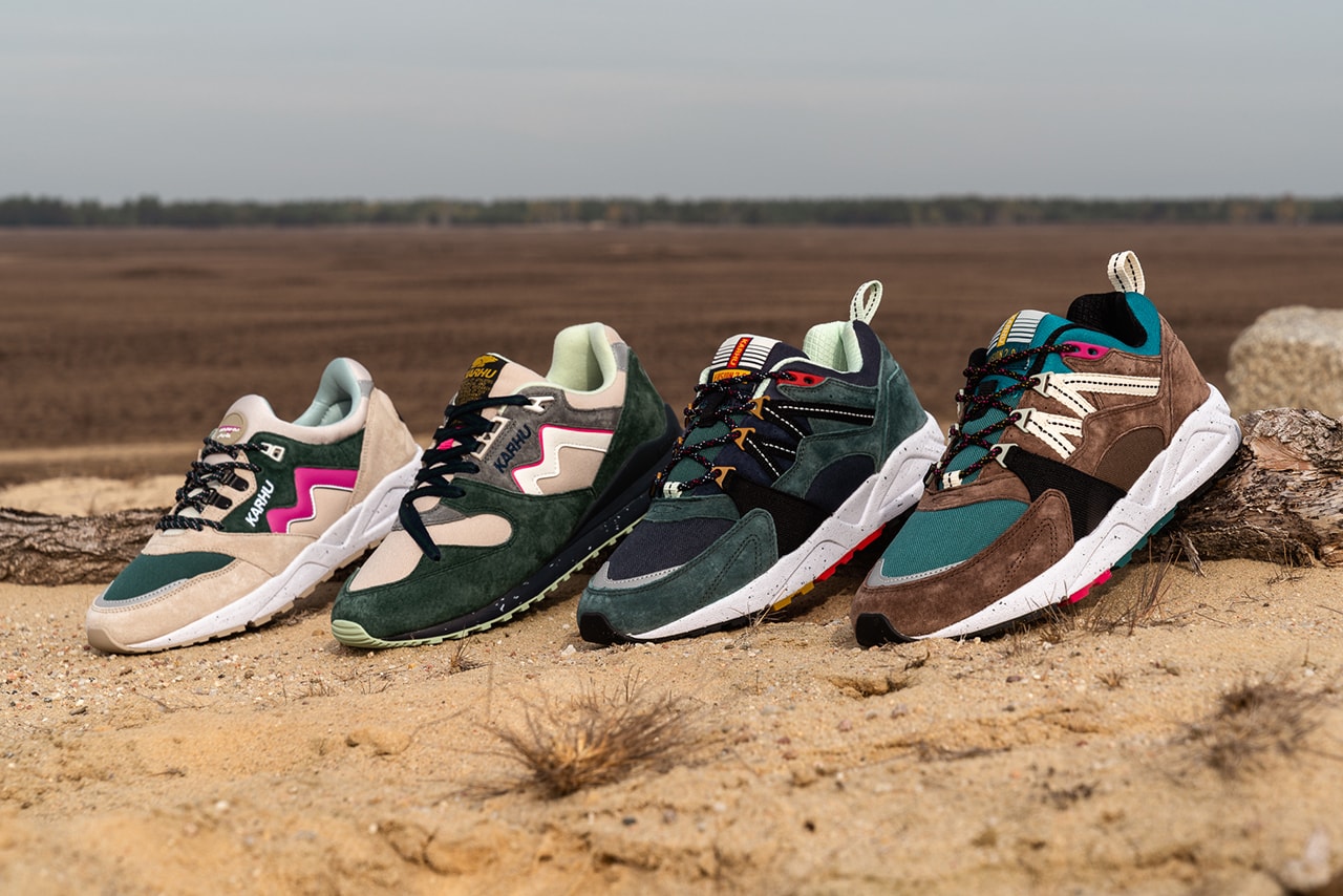 Karhu "Winter" Sneaker 2018 Collection Details Lookbook Clothing Cop Purchase Buy Sneaker Kicks Trainers Shoes Footwear On-Foot Closer Look Aria Synchron Classic Fusion 2.0
