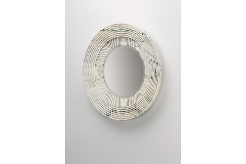 Karl Lagerfeld Sculpture Exhibition Inside Closer Look Marble Fountains Tables Mirrors Design Art Exhibits Exhibitions Whats On Paris Carpenters Workshop Gallery