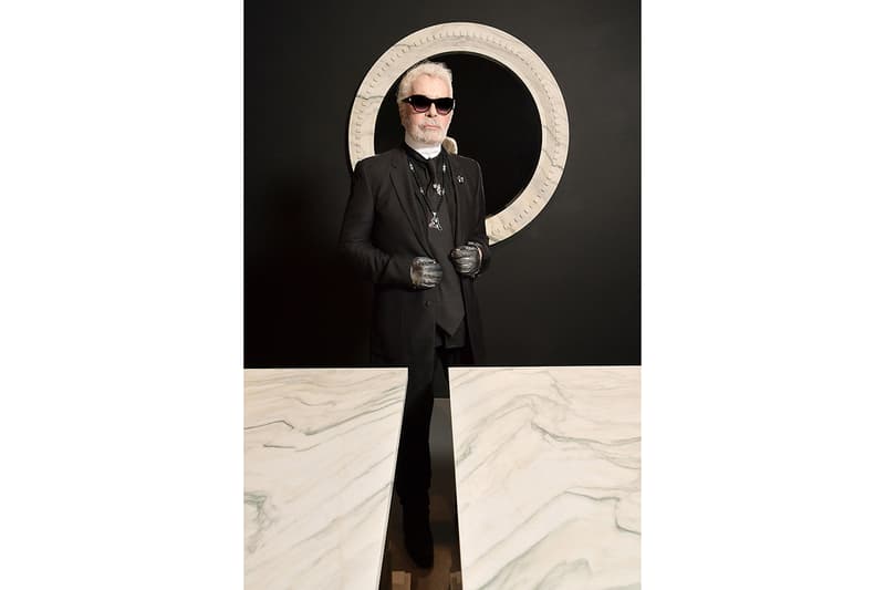 Karl Lagerfeld Sculpture Exhibition Inside Closer Look Marble Fountains Tables Mirrors Design Art Exhibits Exhibitions Whats On Paris Carpenters Workshop Gallery