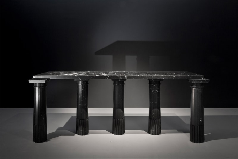 Karl Lagerfeld Sculpture Exhibition Inside Closer Look Marble Fountains Tables Mirrors Design Art Exhibits Exhibitions Whats On Paris Carpenters Workshop Gallery