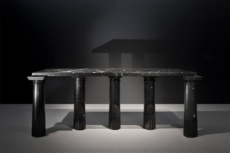 Karl Lagerfeld Sculpture Exhibition Inside Closer Look Marble Fountains Tables Mirrors Design Art Exhibits Exhibitions Whats On Paris Carpenters Workshop Gallery