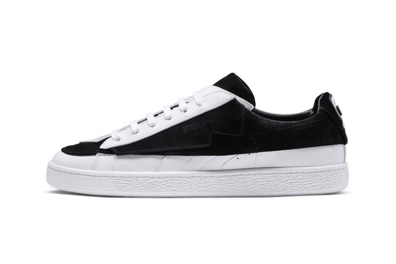 Karl Largefeld x Puma Suede Collab Release Date black suede leather metallic silver 