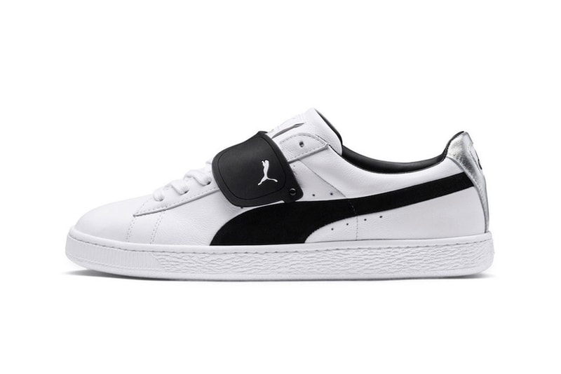 Karl Largefeld x Puma Suede Collab Release Date black suede leather metallic silver 