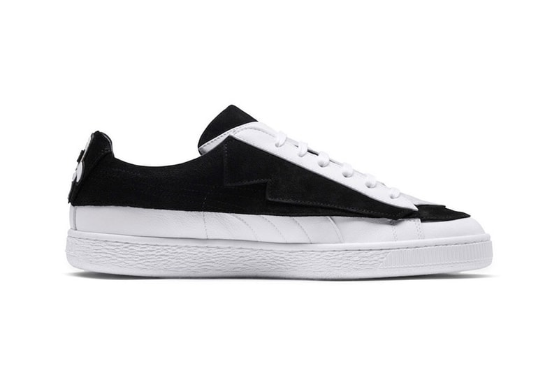 Karl Largefeld x Puma Suede Collab Release Date black suede leather metallic silver 