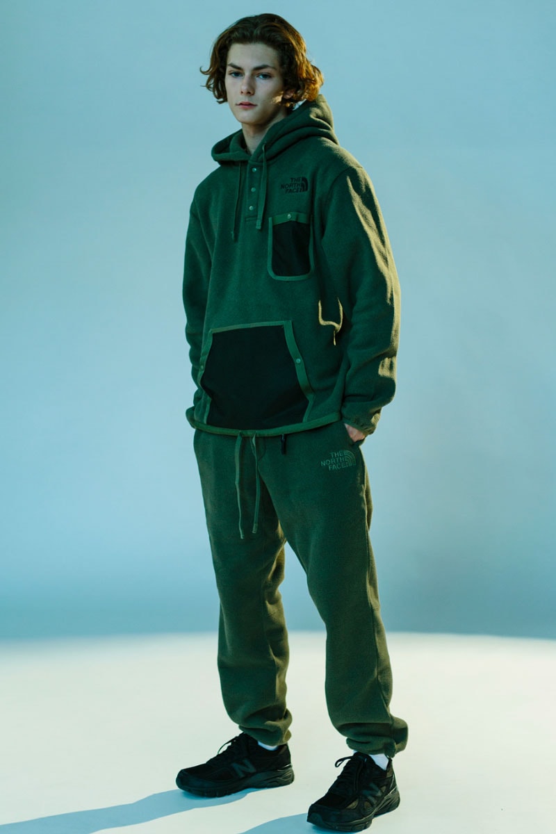 Kazuki Kuraishi The North Face Black HAVEN Editorial Series Collection Fall Winter 2018 SR GTX Jacket SS Light Down Jacket Charlie Pant Padded Cardigan Fleece Jacket pullover Delta Pant Olive Green Cosmic Blue