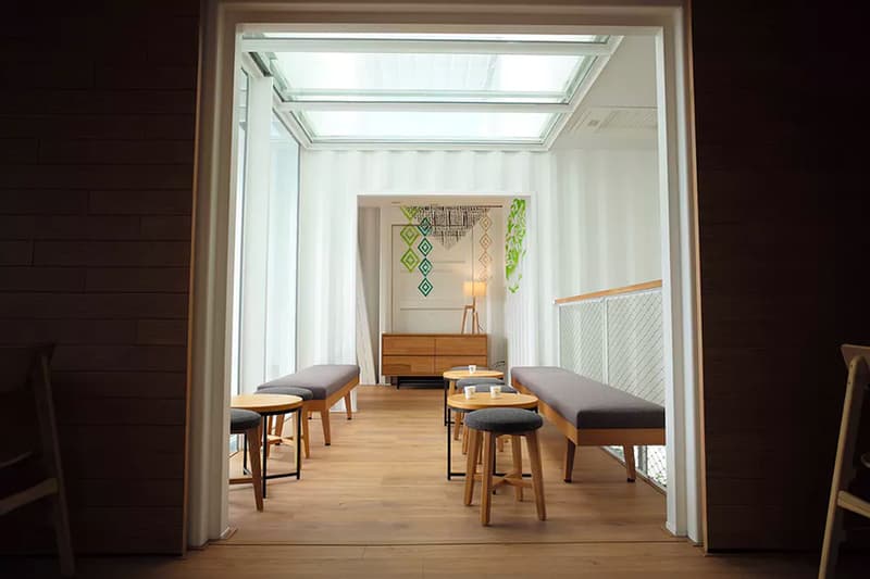 Starbucks Shipping Containers construction Taiwan Hualien Bay Mall architecture