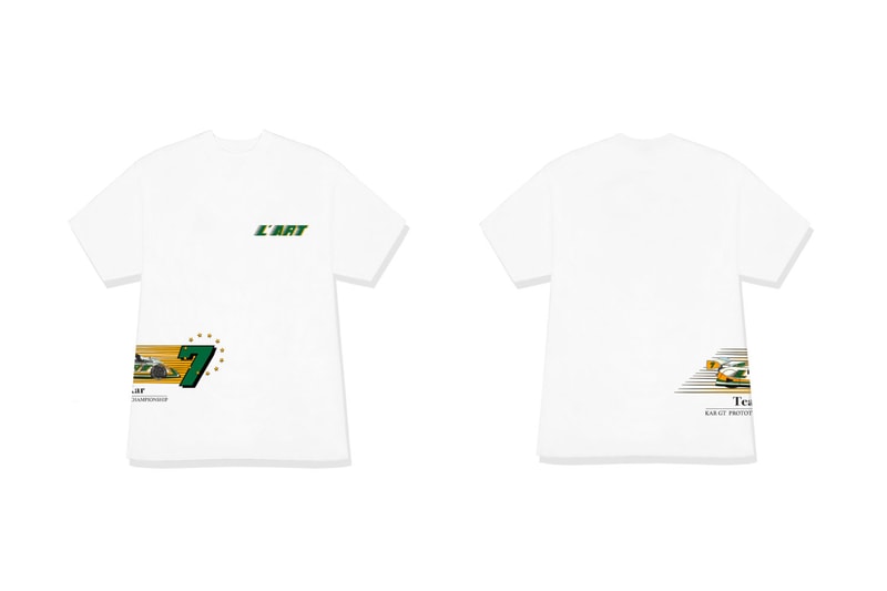 L'art de l'automobile GT Racing Capsule Release KAR GT Crewneck Long Sleeve Short T Shirt White Black Info Date Poster Keychain