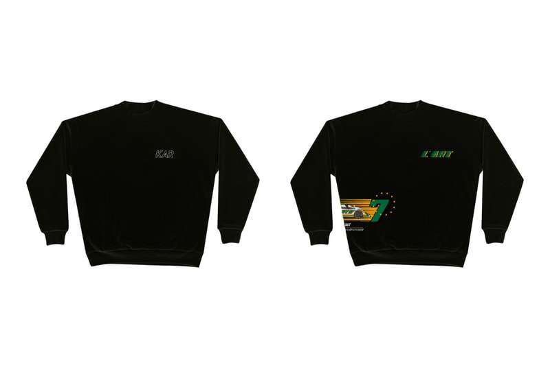 L'art de l'automobile GT Racing Capsule Release KAR GT Crewneck Long Sleeve Short T Shirt White Black Info Date Poster Keychain