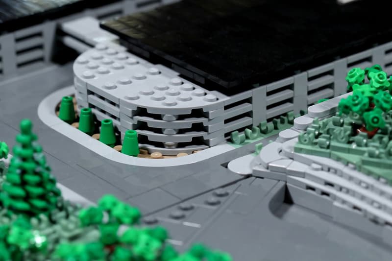 LEGO Apple Cupertino Campus recreated Spencer Rezkalla Santa Clara Valley model build design blocks tim cook steve jobs scale bricks california foster partners