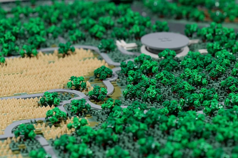 LEGO Apple Cupertino Campus recreated Spencer Rezkalla Santa Clara Valley model build design blocks tim cook steve jobs scale bricks california foster partners
