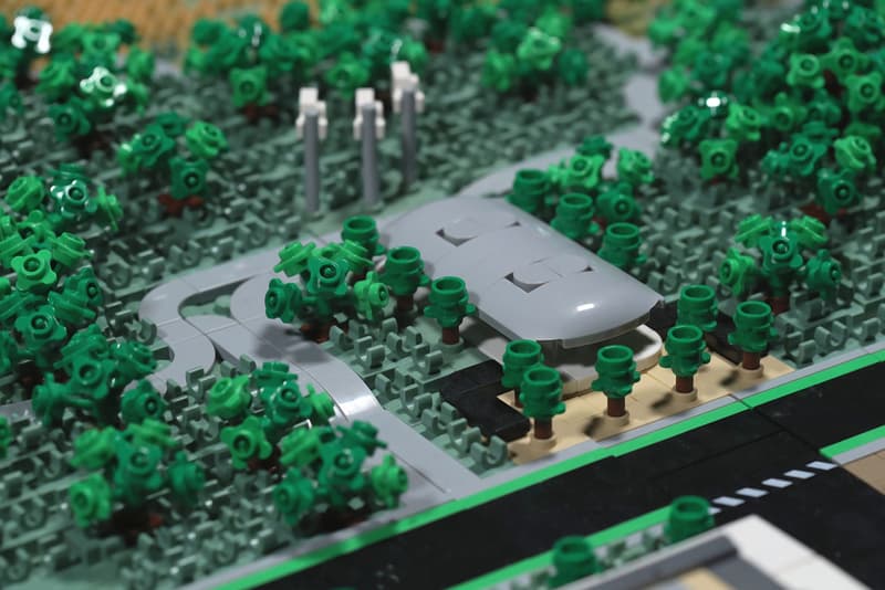 LEGO Apple Cupertino Campus recreated Spencer Rezkalla Santa Clara Valley model build design blocks tim cook steve jobs scale bricks california foster partners