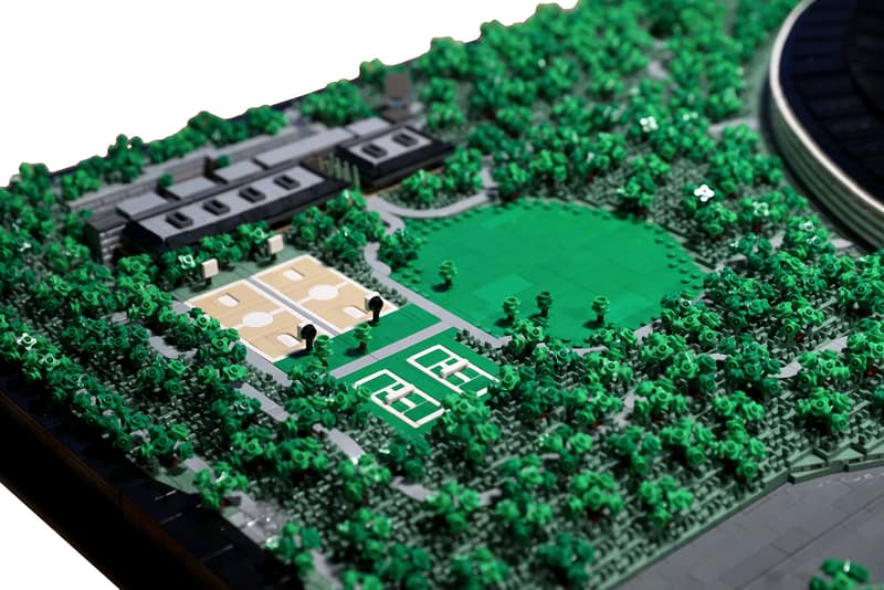 LEGO Apple Cupertino Campus recreated Spencer Rezkalla Santa Clara Valley model build design blocks tim cook steve jobs scale bricks california foster partners