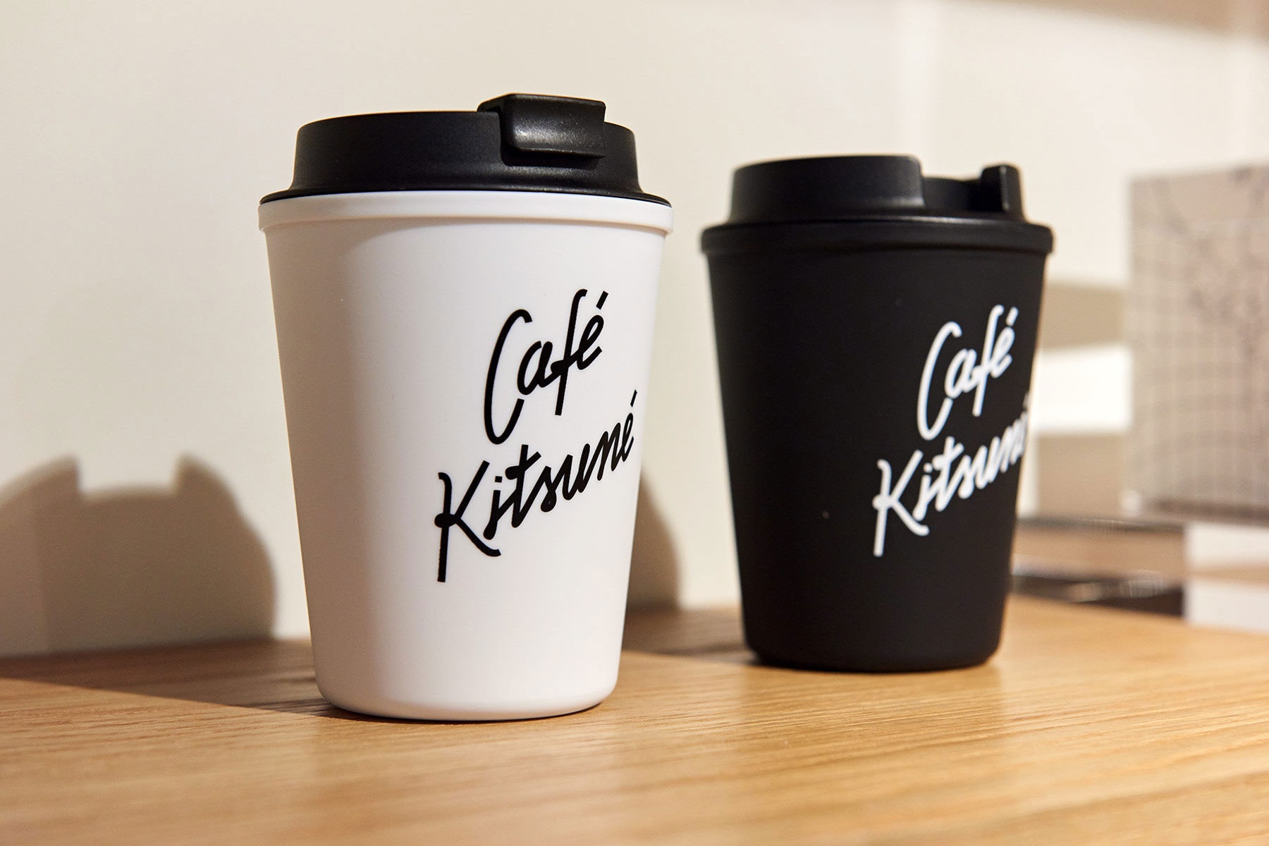 Maison Kitsuné - Cafe Kitsune Coffee Tumbler  HBX - Globally Curated  Fashion and Lifestyle by Hypebeast