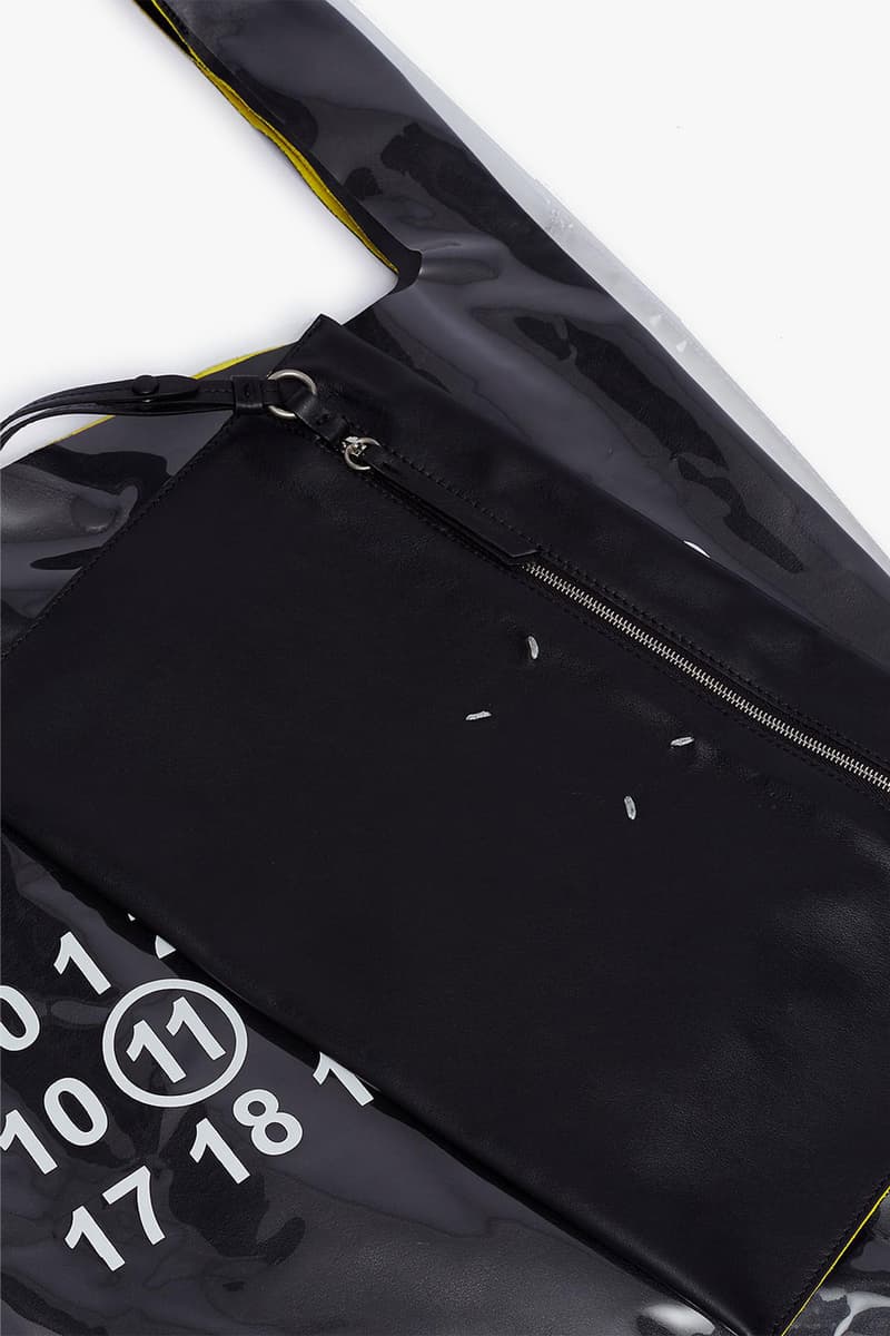 Maison Margiela PVC Coated Leather Tote Bag price purchase online black dark beige accessories