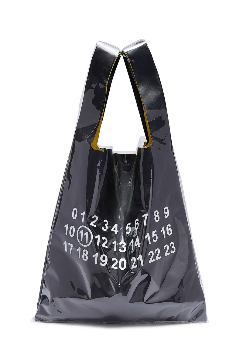 Maison Margiela PVC Coated Leather Tote Bag price purchase online black dark beige accessories
