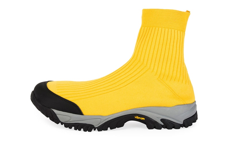 Maison Margiela Security High-Top Sock Runner Yellow release info sneaker vibram black