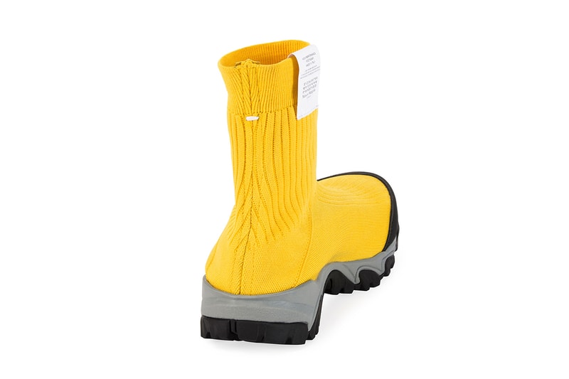 Maison Margiela Security High-Top Sock Runner Yellow release info sneaker vibram black