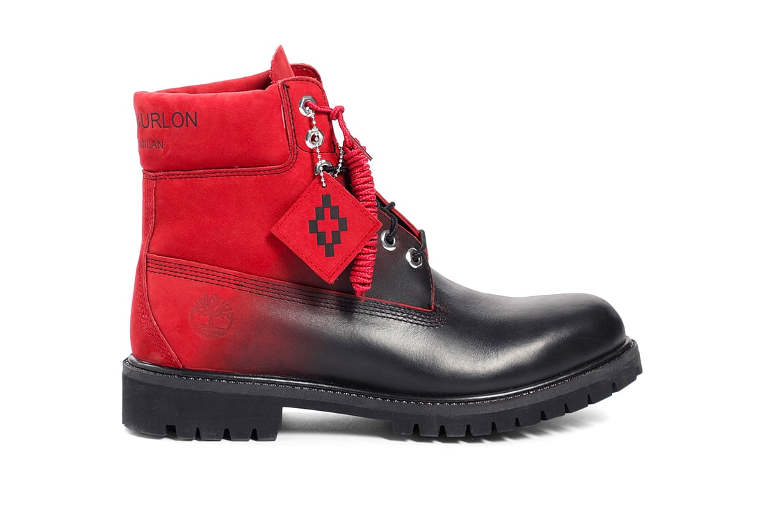Marcelo Burlon Timberland Boot Black Red fall winter 2018 release info milan fashion week