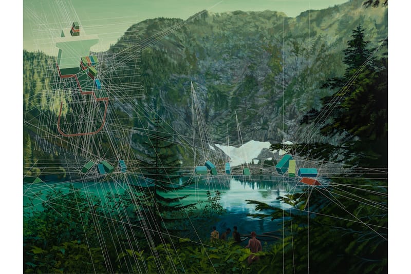 Mary Iverson’s New Landscape Paintings Go Under the Knife