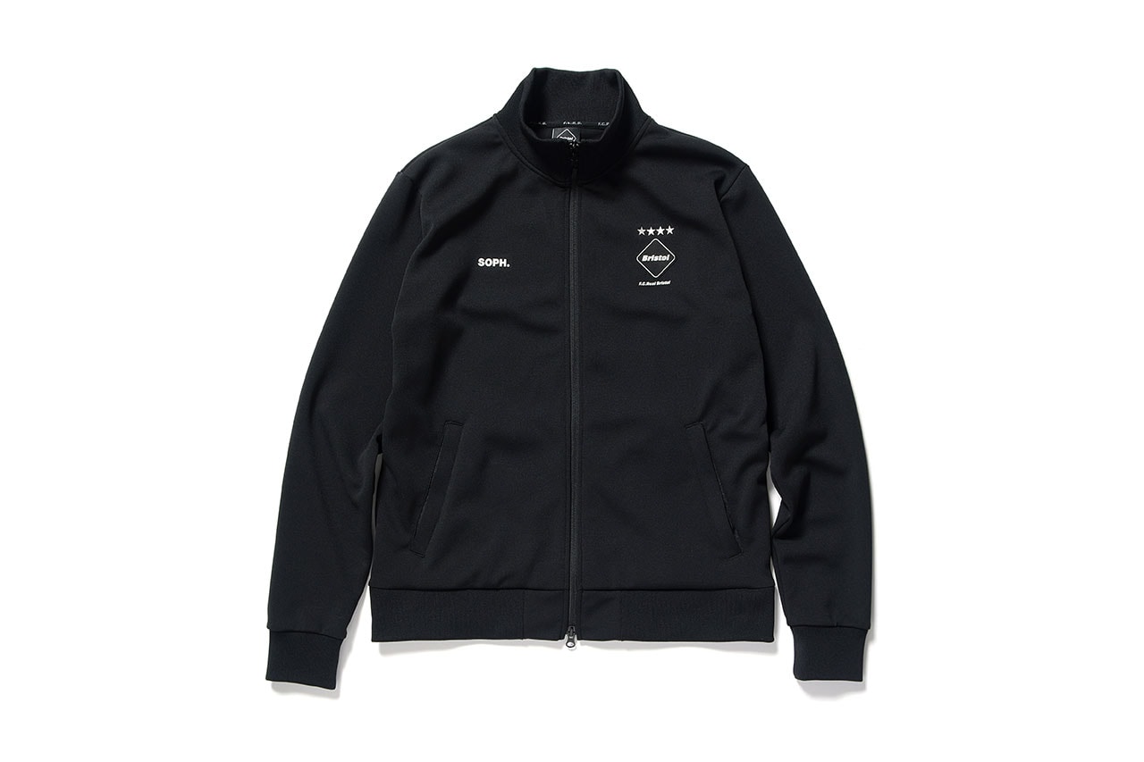 mastermind WORLD F.C.R.B. Fall Winter 2018 Collaboration japan collection real bristol black hat sweatpants track tee shirt october 26 2018