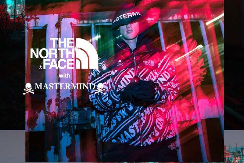 mastermind japan world the north face Urban Exploration collaboration collection drop release date lookbook nuptse glove coaches jacket skull puffer down hat cap pants october 13 2018 release date info drop buy closer look