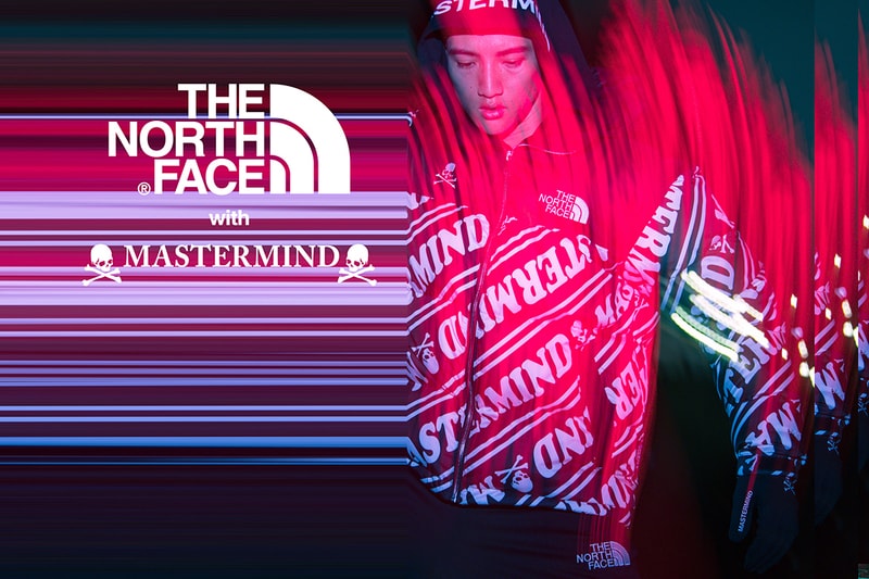 mastermind japan world the north face Urban Exploration collaboration collection drop release date lookbook nuptse glove coaches jacket skull puffer down hat cap pants october 13 2018 release date info drop buy closer look