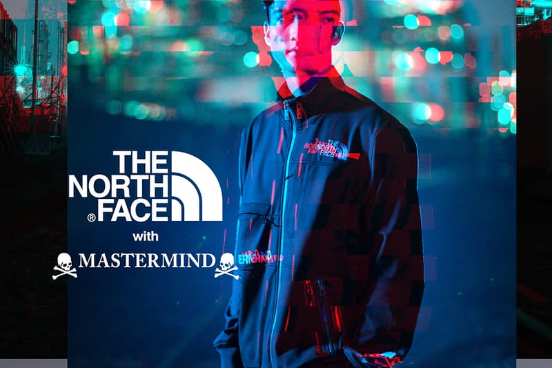 mastermind japan world the north face Urban Exploration collaboration collection drop release date lookbook nuptse glove coaches jacket skull puffer down hat cap pants october 13 2018 release date info drop buy closer look