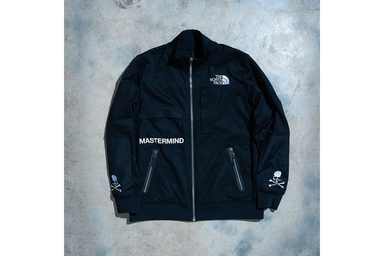 mastermind japan world the north face Urban Exploration collaboration collection drop release date lookbook nuptse glove coaches jacket skull puffer down hat cap pants october 13 2018 release date info drop buy closer look
