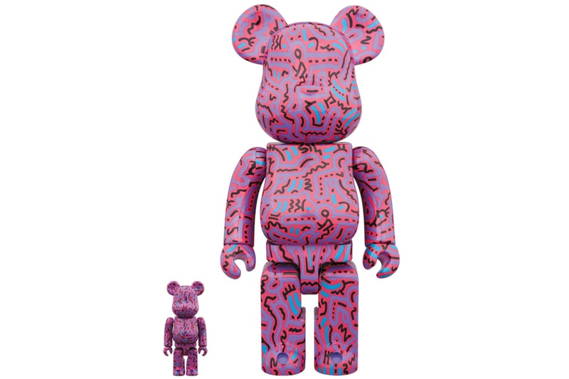 Medicom Toy Keith Haring BE@RBRICKs 2 dancing people 100% 400%