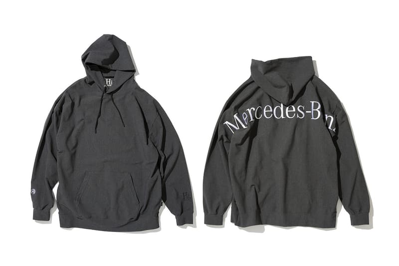 beams mercedes benz collaboration collection class a car launch debut roppongi hills exclusive collection sweater grey hat 5 panel socks slide sandals tee shirts hoodies october 27 2018 release japan