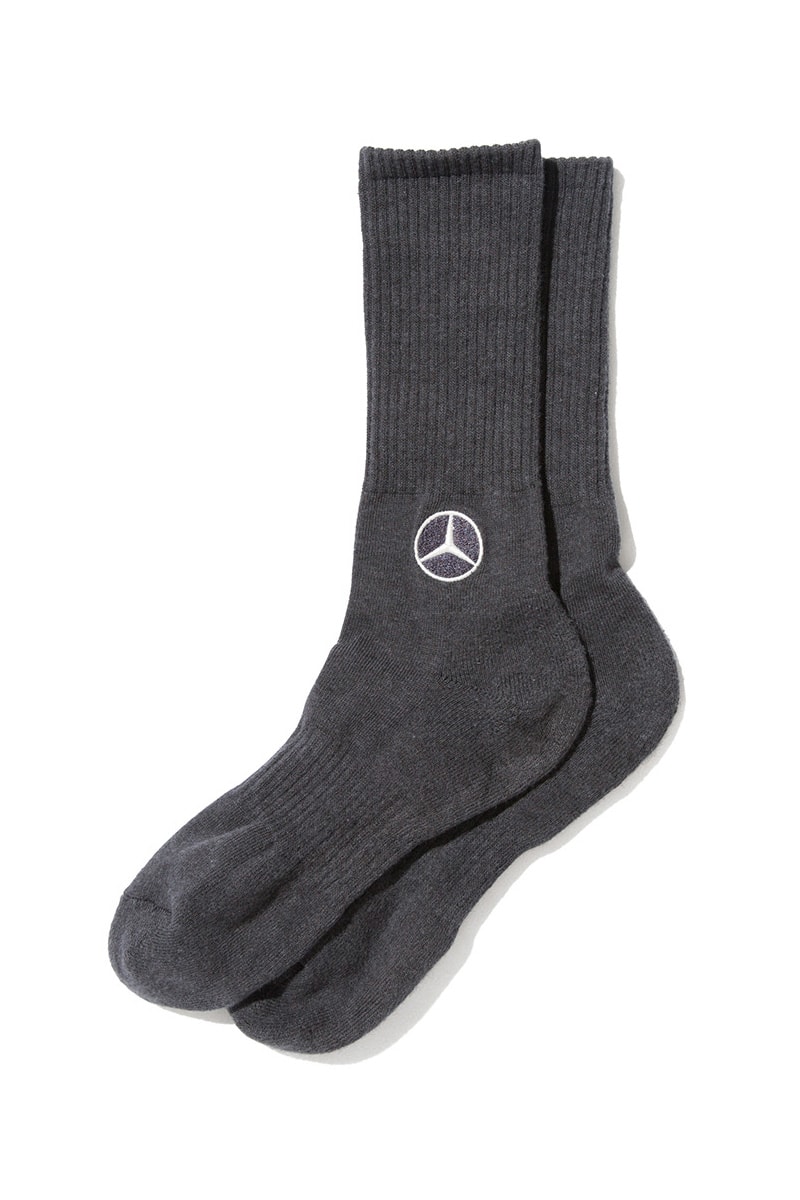 beams mercedes benz collaboration collection class a car launch debut roppongi hills exclusive collection sweater grey hat 5 panel socks slide sandals tee shirts hoodies october 27 2018 release japan