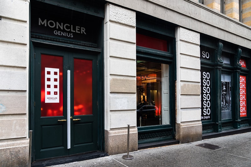 Moncler Genius Building NYC Opening Milano Milan Italian Fashion Fragment design Palm Angels streetwear fashion luxury craig green off-white fashion hypebeast New York City 