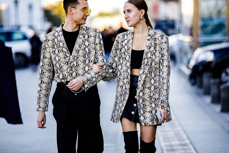 Whimsical Patterns Informed Street Style at Moscow Fashion Week SS19