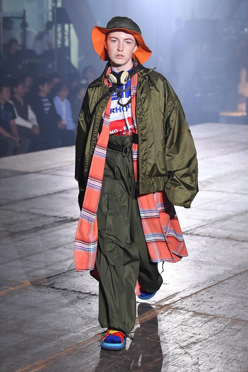 n hoolywood tokyo fashion week amazon japan october 6 2018 spring summer 2019 runway show presentation umbro garfield capitalist casualties the exorcist tie dye daisuke obana collection