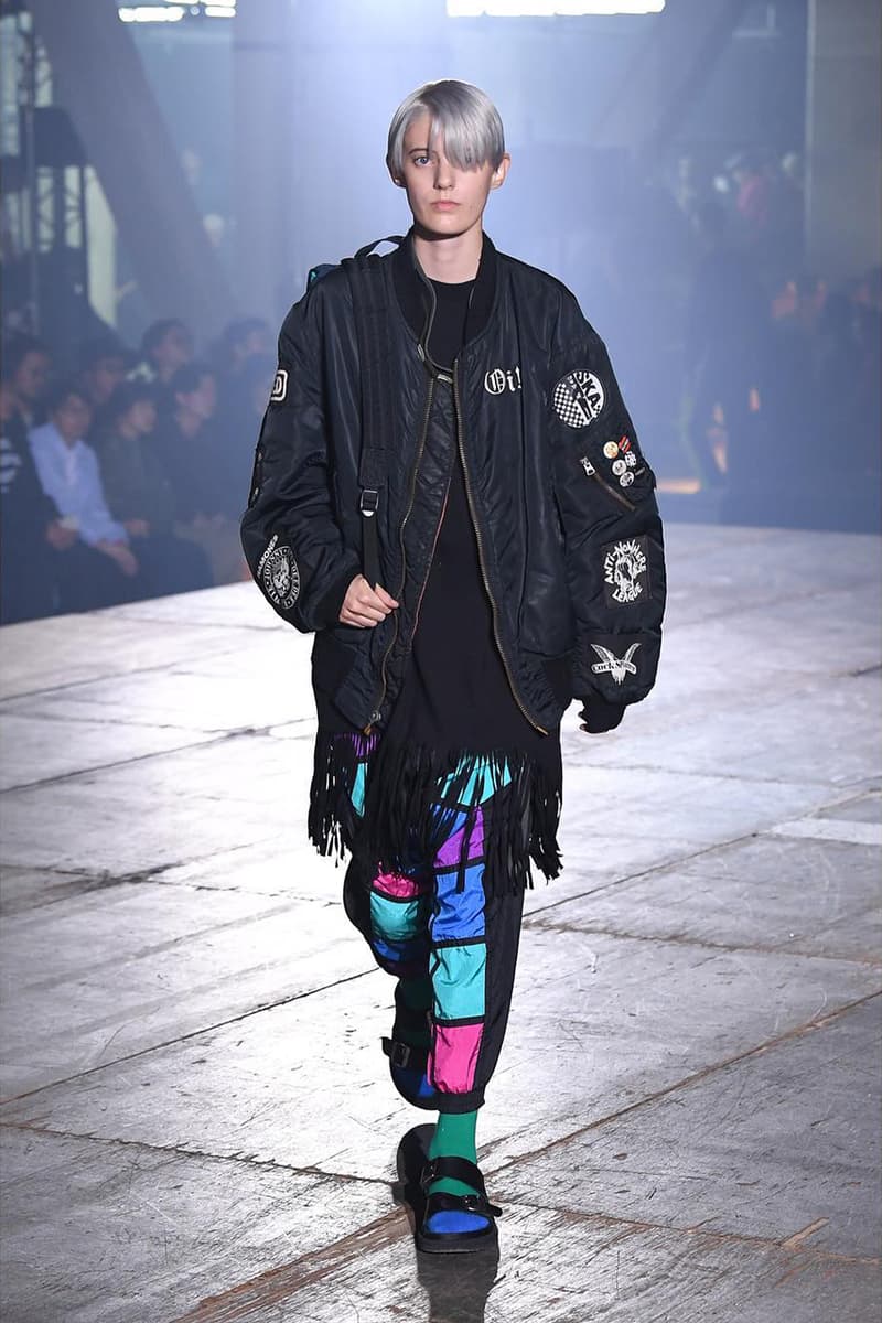 n hoolywood tokyo fashion week amazon japan october 6 2018 spring summer 2019 runway show presentation umbro garfield capitalist casualties the exorcist tie dye daisuke obana collection