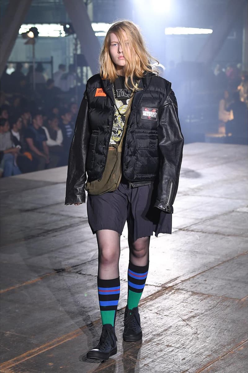 n hoolywood tokyo fashion week amazon japan october 6 2018 spring summer 2019 runway show presentation umbro garfield capitalist casualties the exorcist tie dye daisuke obana collection