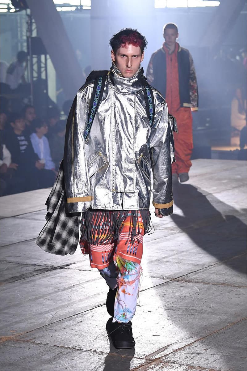 n hoolywood tokyo fashion week amazon japan october 6 2018 spring summer 2019 runway show presentation umbro garfield capitalist casualties the exorcist tie dye daisuke obana collection