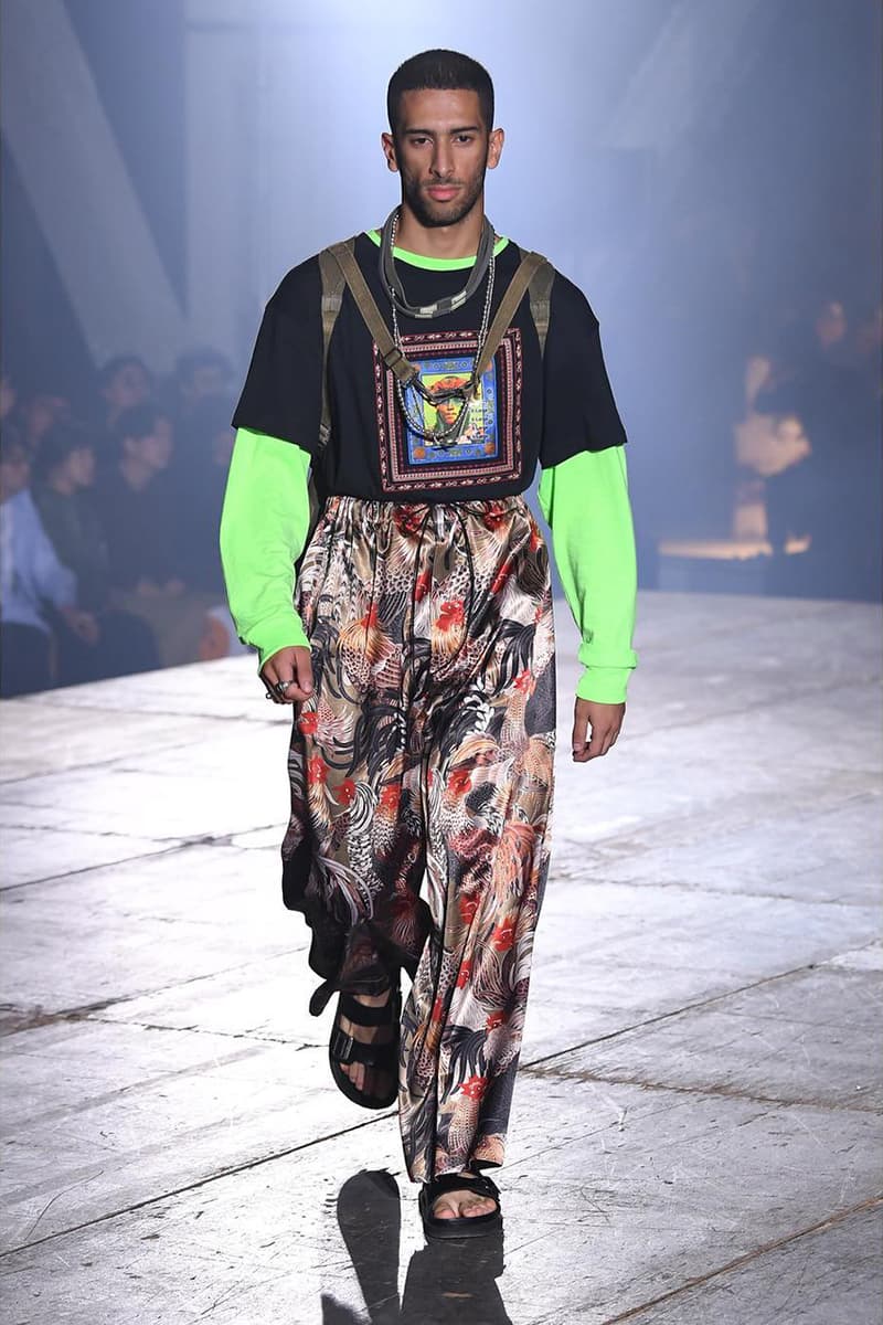 n hoolywood tokyo fashion week amazon japan october 6 2018 spring summer 2019 runway show presentation umbro garfield capitalist casualties the exorcist tie dye daisuke obana collection