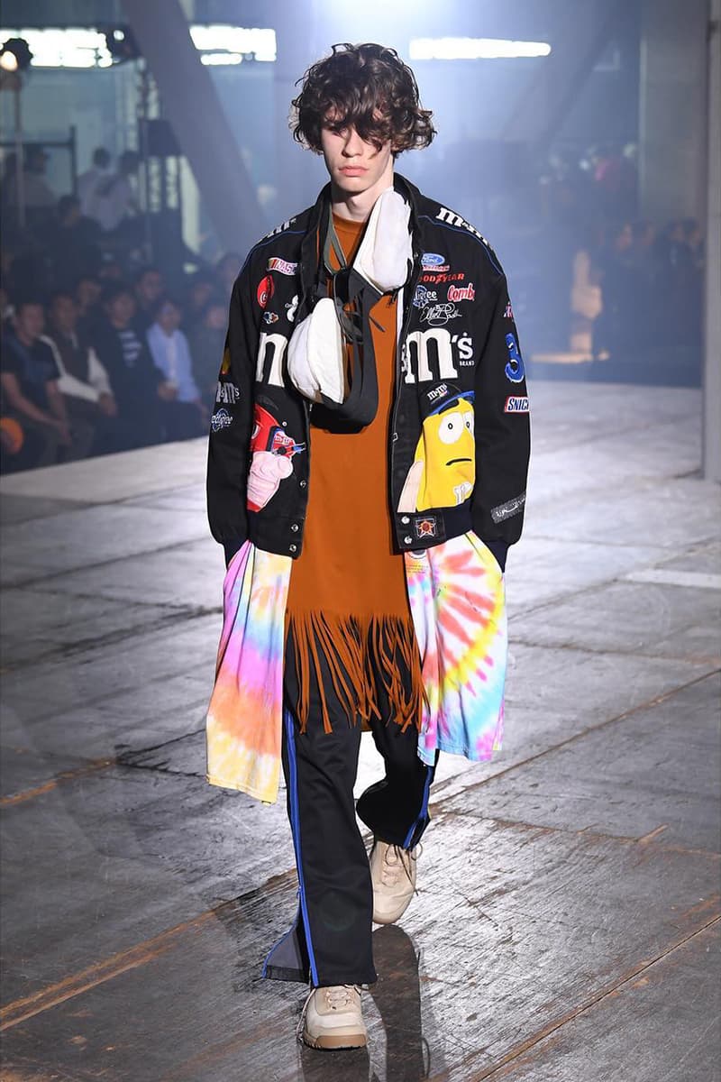 n hoolywood tokyo fashion week amazon japan october 6 2018 spring summer 2019 runway show presentation umbro garfield capitalist casualties the exorcist tie dye daisuke obana collection