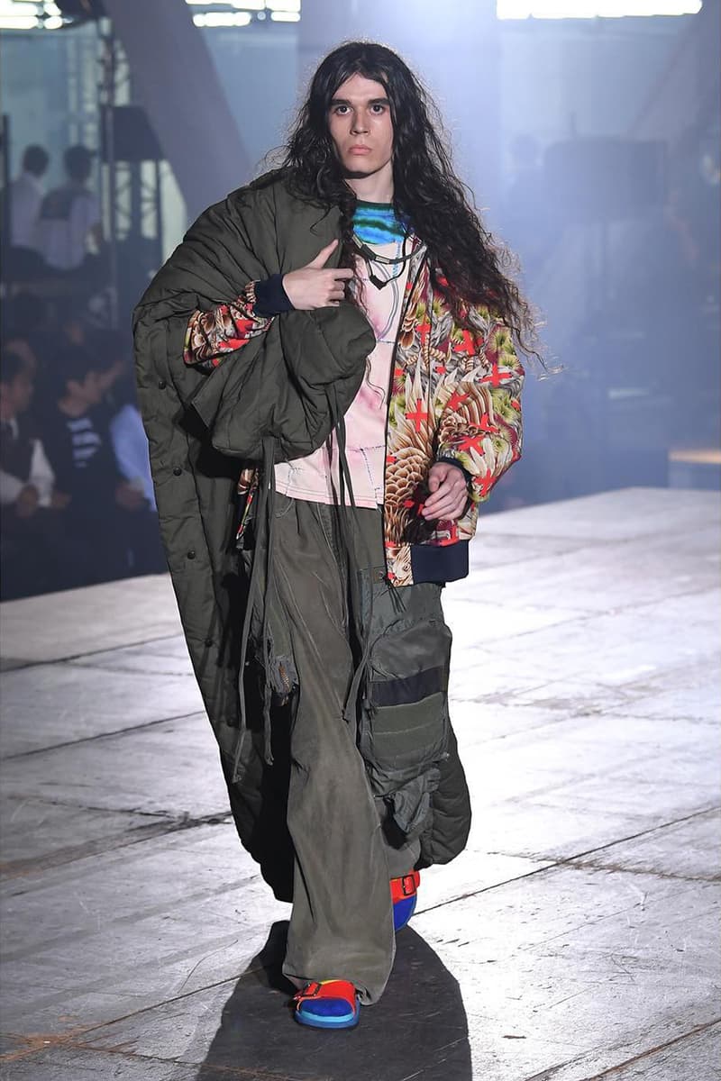 n hoolywood tokyo fashion week amazon japan october 6 2018 spring summer 2019 runway show presentation umbro garfield capitalist casualties the exorcist tie dye daisuke obana collection