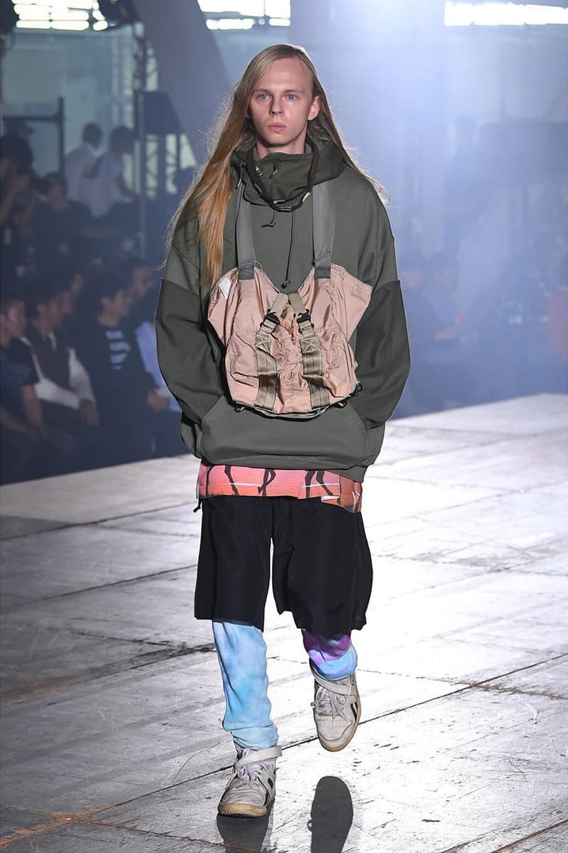 n hoolywood tokyo fashion week amazon japan october 6 2018 spring summer 2019 runway show presentation umbro garfield capitalist casualties the exorcist tie dye daisuke obana collection