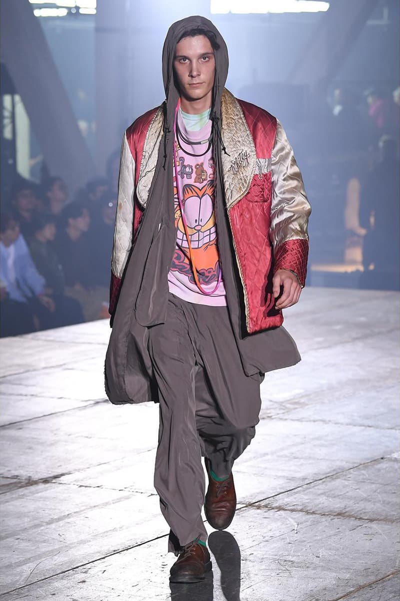 n hoolywood tokyo fashion week amazon japan october 6 2018 spring summer 2019 runway show presentation umbro garfield capitalist casualties the exorcist tie dye daisuke obana collection