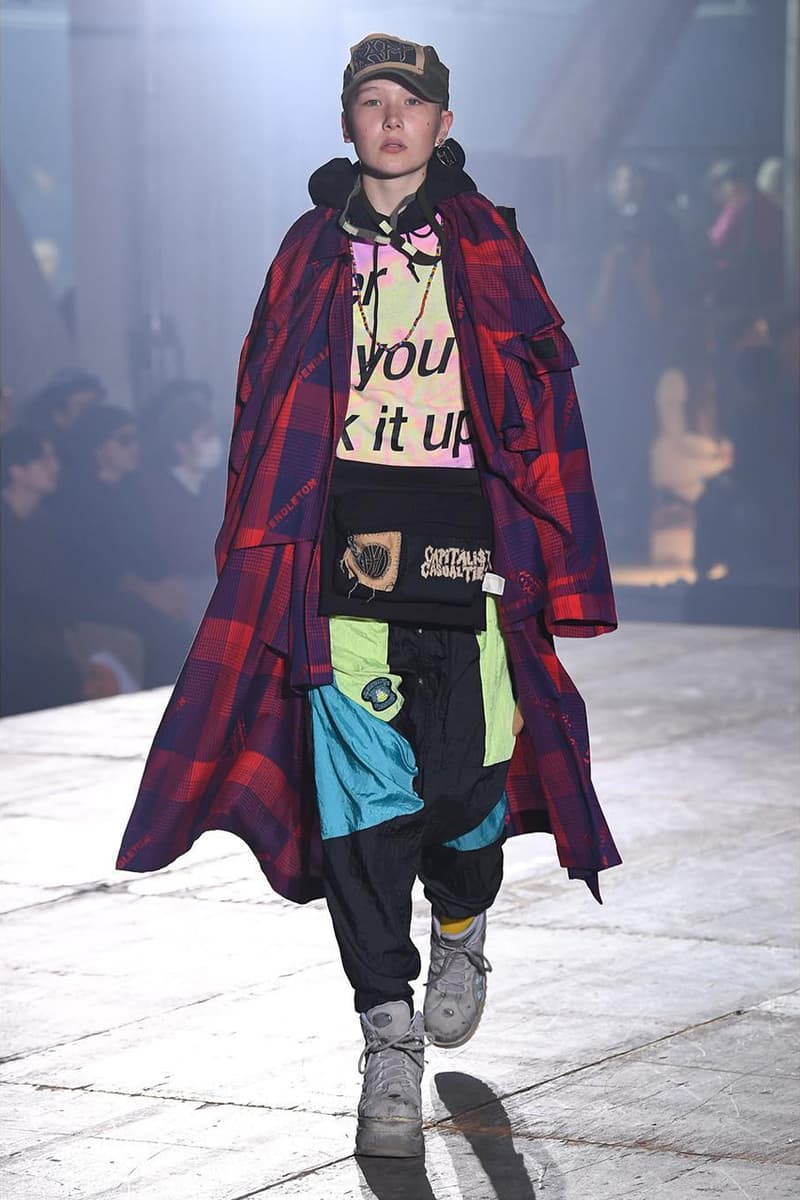 n hoolywood tokyo fashion week amazon japan october 6 2018 spring summer 2019 runway show presentation umbro garfield capitalist casualties the exorcist tie dye daisuke obana collection