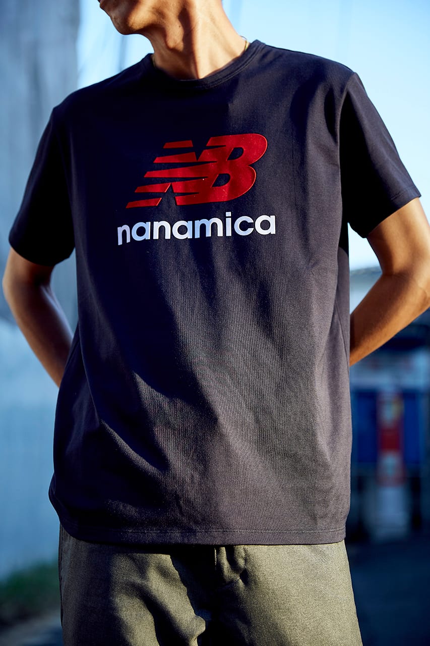 nanamica new balance t shirt