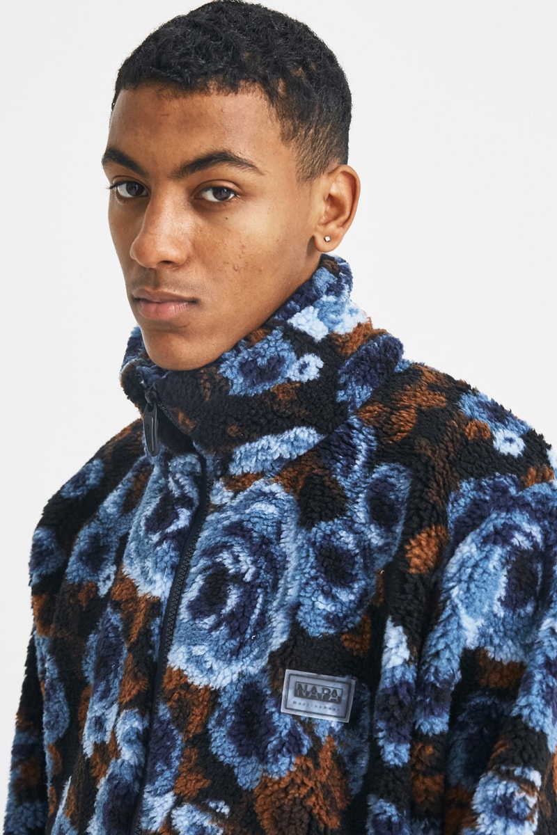 Napa by Martine Rose T-Emin Jacquard Jacket fall winter 2018 blue brown release info